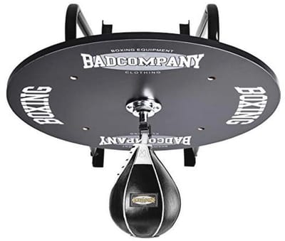 Speedball Platformset - Boksbal Systeem - Thuis Trainen - Draaibare Kogellagers - 60 cm Diameter - Zwart