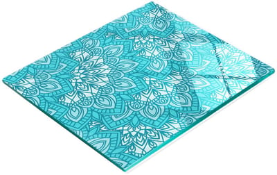 Multifunctionele decoratieve keukenplank van gehard glas, 60x52 cm