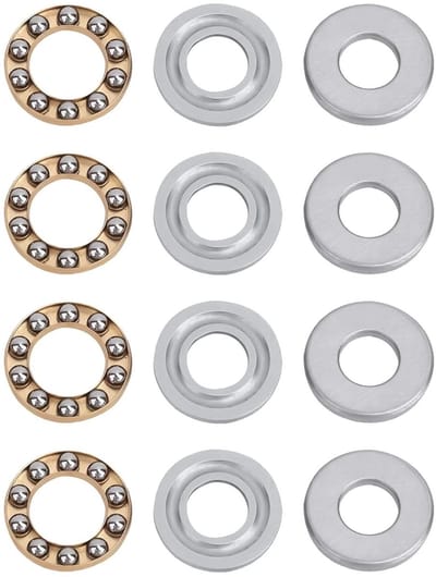 Allecto Plus - 4 stuks axiale kogellagers 8 x 22 x 7 mm voor machinebouw en modelbouw