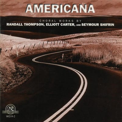 The University of Michigan Chamber Choir, Members of the University of Michigan Symphony Orchestra, Thomas Hilbish - Thompson, Shifrin, Carter: American (CD)