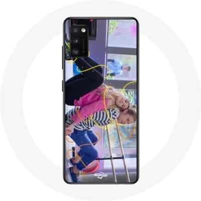 Samsung Galaxy A41 hoesje Achtervolg je dromen Mía Cáceres en Juanma Portolesi