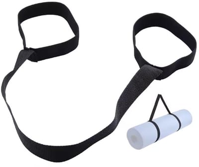 Actie4you® - Yoga Mat - Draagriem - Voor Extra Dikke Mat - Draagband – Hengsel voor Yoga mat – Zwart