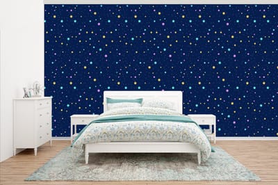 Behang - Fotobehang Sterrenhemel - Sterren - Design - Breedte 500 cm x hoogte 280 cm