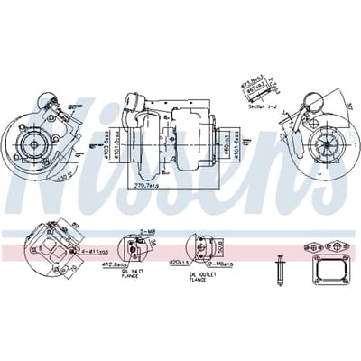 Supercharger, drukvulling NISSENS 93689