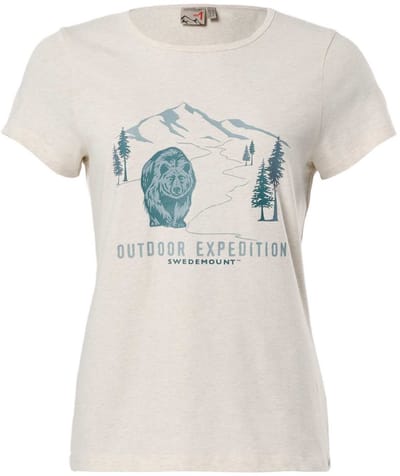 Swedemount Forest Tee – Dames T-shirt met korte mouw – Maat 40