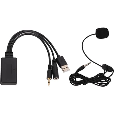 Câble Aux Bluetooth pour Voiture Microphone Adaptateur Mains Libres Remplacement pour Cooper Z4 E60 E63 E64 E66 E81 E90