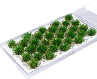 32 Stuks Statische Grasplanten Tufts - Miniatuur Landschap Kit voor DIY Spoorwegdecoratie en Terrain Aanpassing