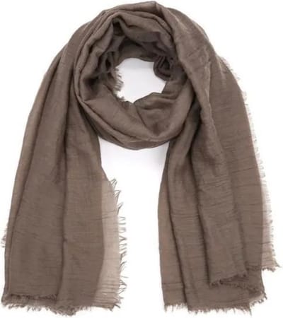 Effen Sjaal Deep Khaki