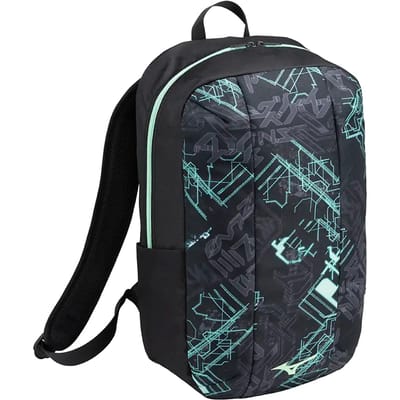Merkloos Stedelijke Laptop Rugzak 25L - Zwart/Munt