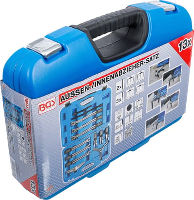 BGS Trekkerset - 12-delig - Stevige gereedschapskoffer van kunststof - Zware "heavy duty" uitvoering