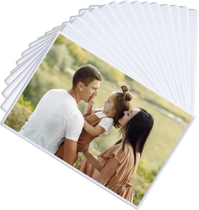 10 Stuks Magnetische Fotolijsten voor Koelkast, 6.5 x 4.5 Inch Foto Magneten voor Persoonlijke Ontwerpen, Ideaal voor Foto's en Postkaarten, Zwart
