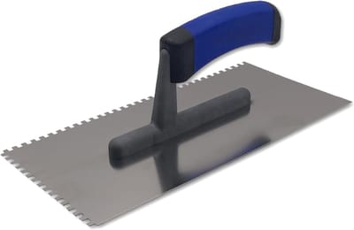 Getande Lijmkam - Tegelspaan Mortelspaan - Glad Laten Lagen - Ergonomische Greep - 270 x 130 mm