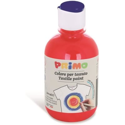 Textile Flacon Peinture Acrylique 300 ml Bouchon Flux Control Rouge Vermillon 300