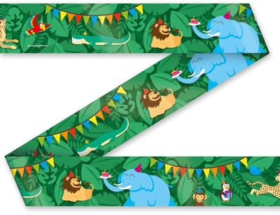 Party tape jungle | 6 stuks
