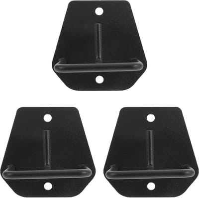 Muurankers Sets - Oefenband Haken - Thuis Trainen - Ruimtebesparend Ontwerp - 3 Stuks - Zwart