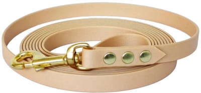 Hondenlijn - BioThane® - Beige - 10 meter - 16mm - Middelgrote hond