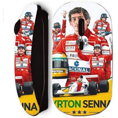 Souris noir sans Fil Ayrton Senna Legend Maniacase