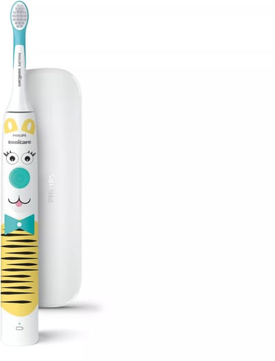 Philips Elektrische tandenborstel Sonicare For Kids HX3603 - Design a Pet Edition - tooth brush - white/aqua blue