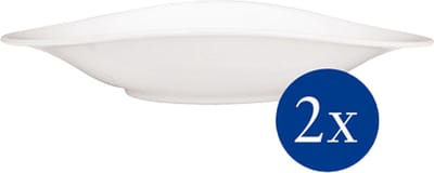 Villeroy & Boch Vapiano Set Pastaborden - 2 delig - Wit