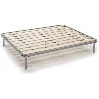 Talamo Italia Dabaun dubbele bedbodem, Orthopedische basis met geschaafde latten, 100% Made in Italy, 120x190h31 cm