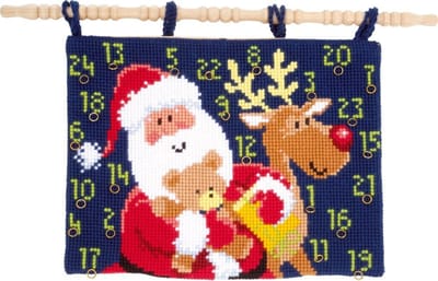Vervaco - Kruiswandtapijt kit - Kerst - Kerstpakjes - PN-0147684 - Borduren - Borduurpakket - Borduurpakket volwassenen - Borduurpakket kind