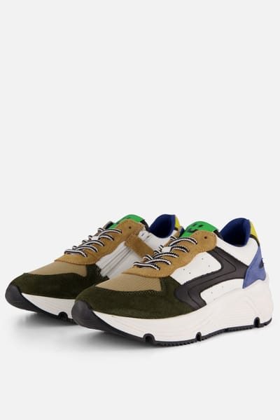 Muyters Sneakers groen Leer - Maat 37 - Kinderschoenen