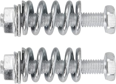 SnelShoppen - Uitlaat Reparatie Kit 8 Delig, M8 X 1.25 Stalen Uitlaat Schroeven, Moeren en Veer Seal Set, Uitlaat Moer en Schroef voor Auto Accessoire