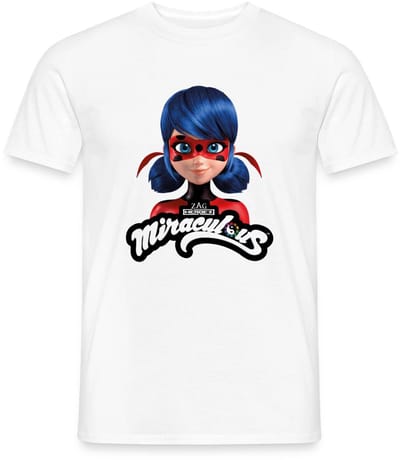 Miraculous Ladybug Met Logo T-Shirt Heren