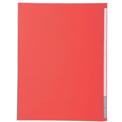 Exacompta dossiermap Forever met zichtrand | ft A4 | pak van 100 | rood