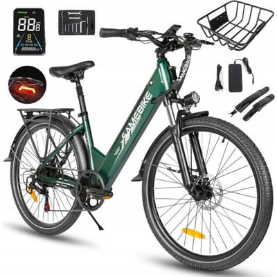 SAMEBIKE - RS-A01 Pro-T - Elektrische Fiets - Motor 500W - Batterij 36V 15Ah - Max Snelheid 25km/u - 90KM Actieradius - groen