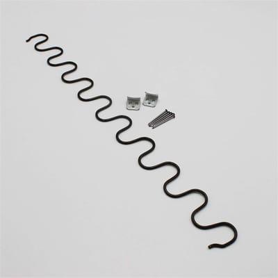 Bankveer - Zitveer - Meubelreparatie - Roestvrij staal - 45 cm - Zilver