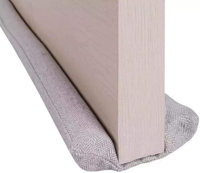 Tochtstrip - Lichtgrijs - Tochtstrips voor deuren - Tochtstopper - Tochtrol deur - Dubbelzijdig - Aanpasbaar - Tochthond - Tochtkussen - Tochtband - Duurzaam - Isolatie - Housewarming Cadeau