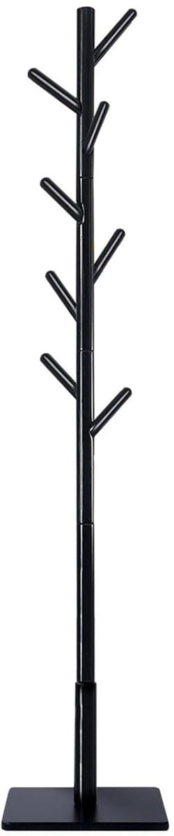 VELTRR® Kapstok Staand - Garderoberek - Kledingrek Haken- Industrieel - Zwart
