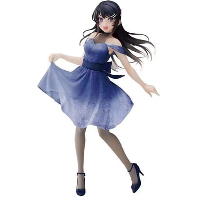 Anime Seishun Buta Yarou Wa Bunny Girl Senpai No Yume Wo Minai Sakurajima Mai Figuur Bunny Girl Poppen Speelgoed Actiemodel Fans Cadeau gray