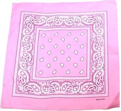 Jumada's Boerenzakdoek - Cowboy Zakdoek - Bandana - Dames - Heren - Lichtroze
