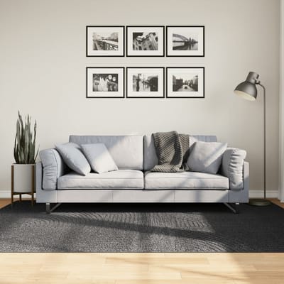 vidaXL - Vloerkleed - IZA - laagpolig - Scandinavisch - 160x230 - cm - antraciet