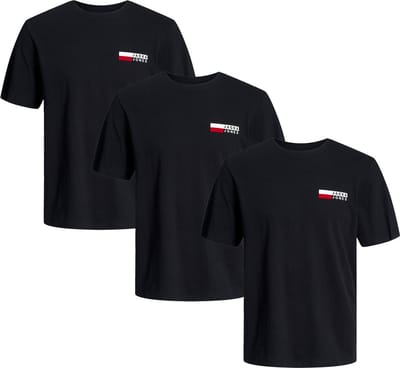Jack & Jones Heren t-shirt 3 pack Corp