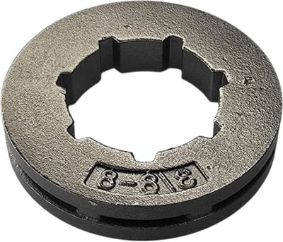Tandwiel voor Kettingzaag - Geleidingsring Kettingtandwiel - Onderhoud Kettingaandrijving - Bespaart Vervanging Tandwiel - 3/8 inch 8 Tanden - Zilverkleurig