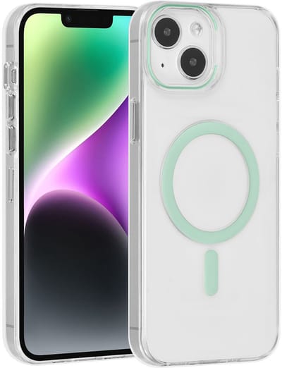 UNIQ Accessory Back Cover - Geschikt voor iPhone 15 & 14 Plus - Groen - MagSafe Compatible