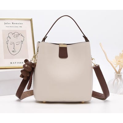 Emmer Tas, Een High-end Handtas voor Vrouwen in Herfst en Winter, Stijlvol en Veelzijdig, Enkele Schouder Crossbody Tas beige