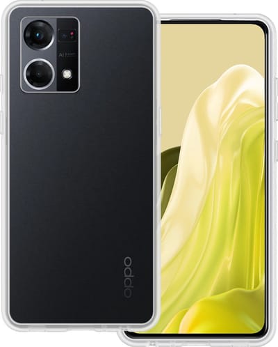 Hoesje Geschikt voor OPPO Reno 7 - Sterk & Shockproof - Hoes Cover - Siliconen Case - Transparant