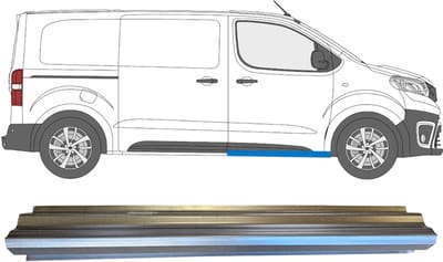 Reparatie dorpel voorste deuren voor Toyota Proace Verso 2016- / Links = Rechts