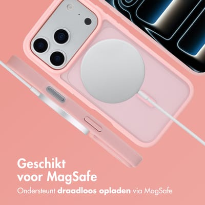 imoshion Hoesje - Geschikt voor iPhone 17 Pro Max - Color Guard Backcover geschikt voor MagSafe - Lichtroze