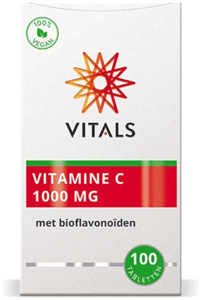 Vitals - Vitamine C 1000mg - 2 x 100 tabletten - Voordeelverpakking