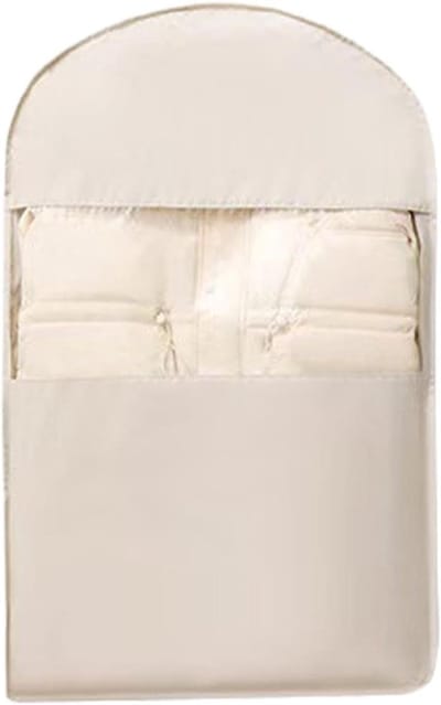 Compressie Kledinghoes - Opbergtas - Ruimte Besparen - Zonder Stofzuiger - 3543 x 2283 x 591 inch - Khaki