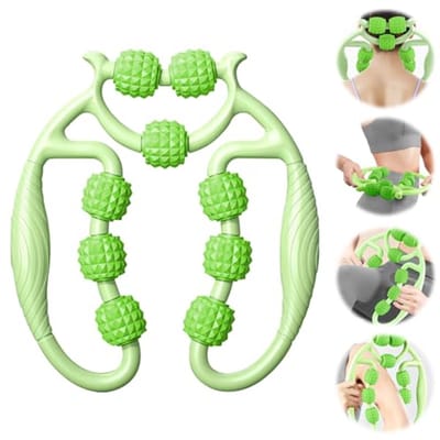 Spiermassageroller voor een Diepe Spiermassage - 360° Massage Roller voor Fitness, Nek en Benen