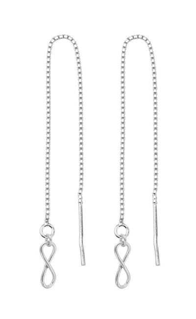 ARLIZI 1853 Doortrekoorbellen infinity symbool - sterling zilver