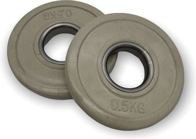 Padisport - Bumper Plates - 0,5 KG - Olympische Halterschijven - Bumper Plate 0.5kg - Olympische Gewichten - Halterschijven - Halterschijf 0.5 Kg
