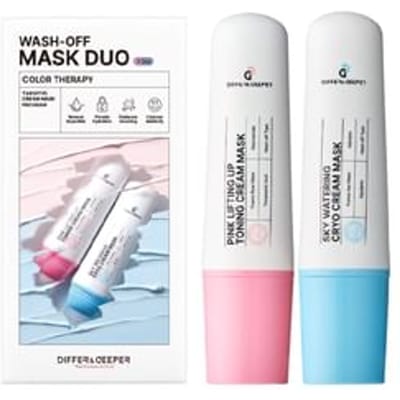 DIFFER & DEEPER - Cream Mask 2 Types Set 2 pcs