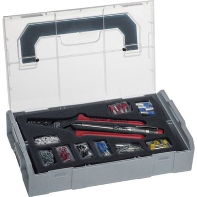 NWS 338-23 Perstang Geïsoleerde adereindhulzen 0.5 tot 16.0 mm² Incl. spanningstester, Incl. assortiment adereindhulzen
